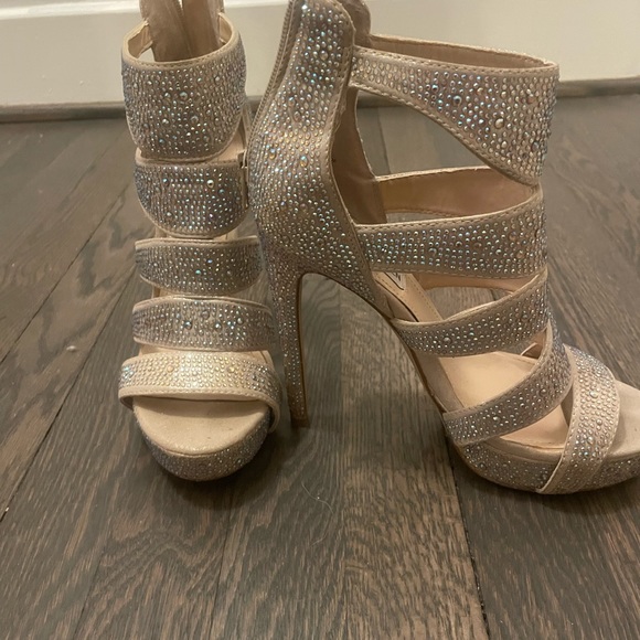 Steve Madden spycee champagne stilettos - Picture 3 of 5
